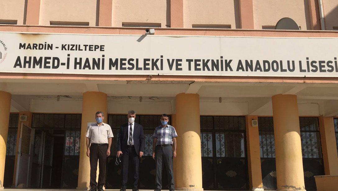 İlçe MEM sn Ahmet ASLAN ve Şube Müdürü Turgut Ertaş, ilçemizdeki Meslek Liselerini ziyaret ederek incelemelerde bulundu.