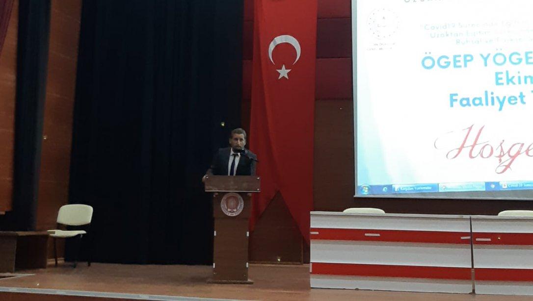 Şube Müdürü Turgut ERTAŞ Başkanlığında ÖGEP YÖGEP ve DÖGEP Ekim Ayı  Faaliyet Toplantısı Yapıldı.