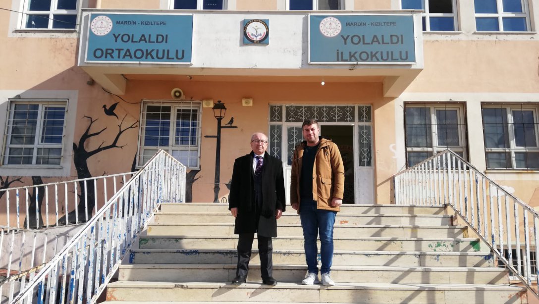 Kızıltepe İlçe Milli Eğitim Müdürü Sn. Ahmet BİLEN Yolaldı Ortaokulunu ziyaret etti.